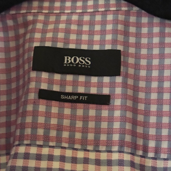 Boss Pink Casual Button Down Shirt - Picture 3 of 9